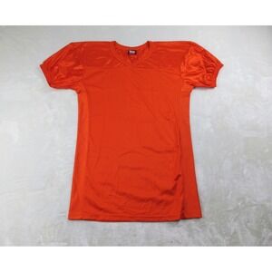 VINTAGE Wilson Football Jersey Mens Large Orange Blank Made In USA*